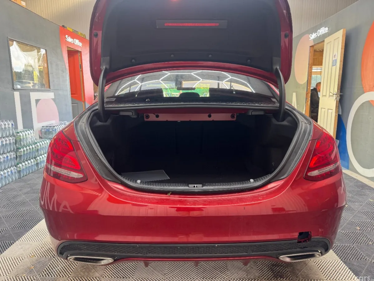 Mercedes-Benz C-Class Saloon, Petrol, 2018, Red
