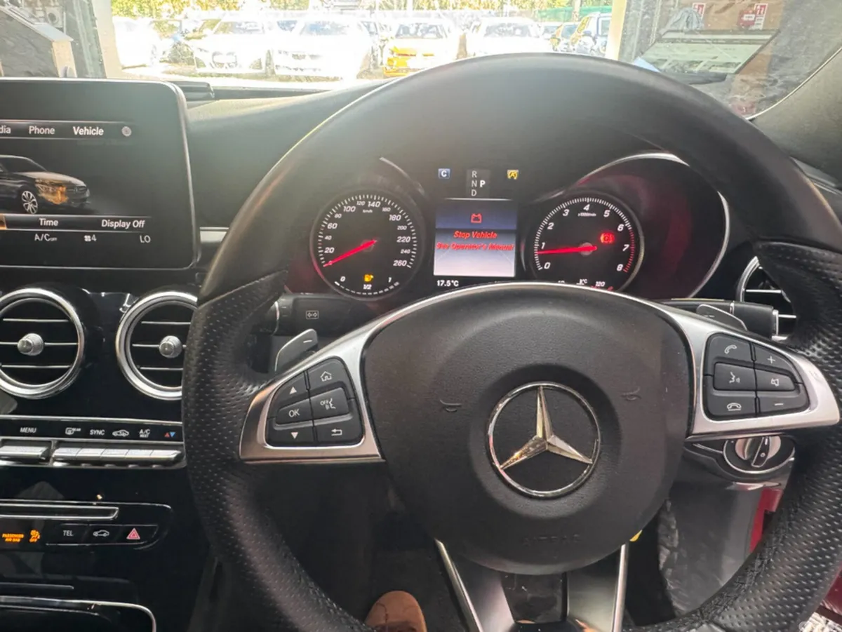 Mercedes-Benz C-Class Saloon, Petrol, 2018, Red
