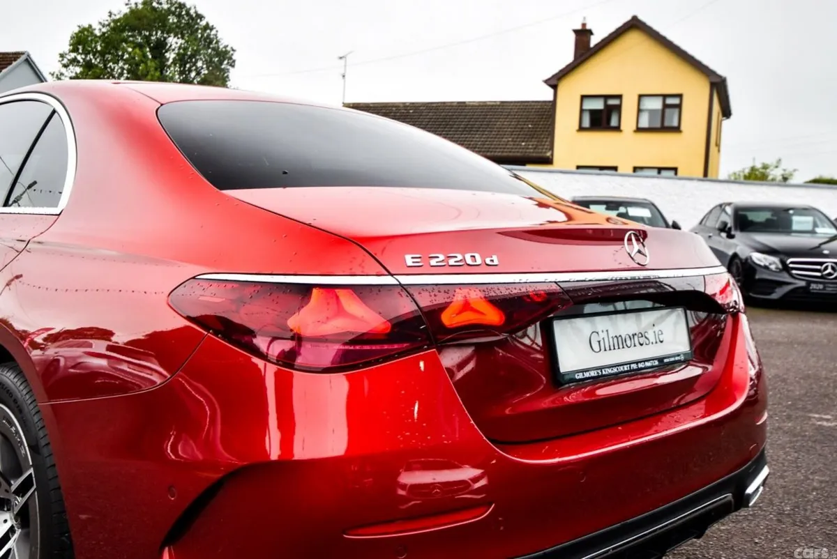Mercedes-Benz E-Class Saloon, Diesel Hybrid, 2024, Red