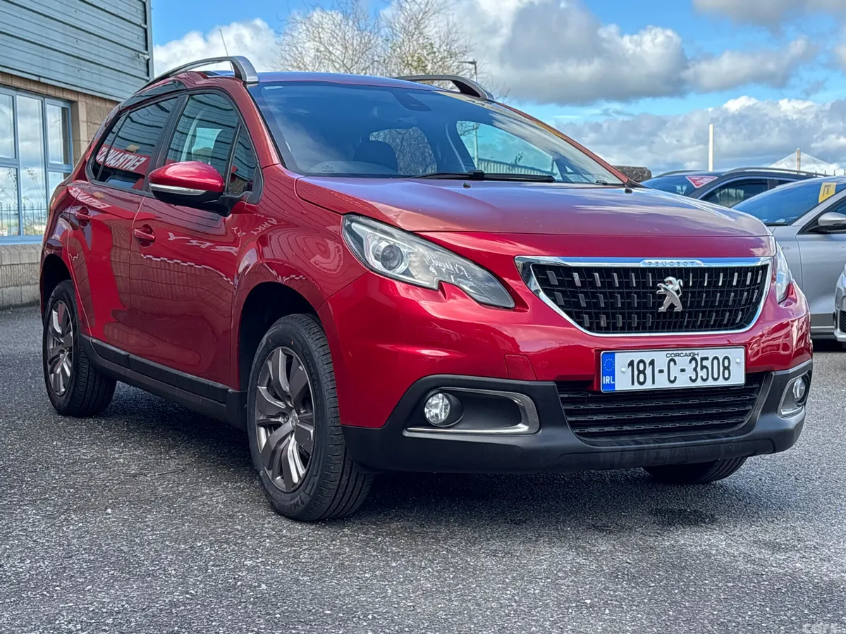 Peugeot 2008 Estate, Petrol, 2018, Red