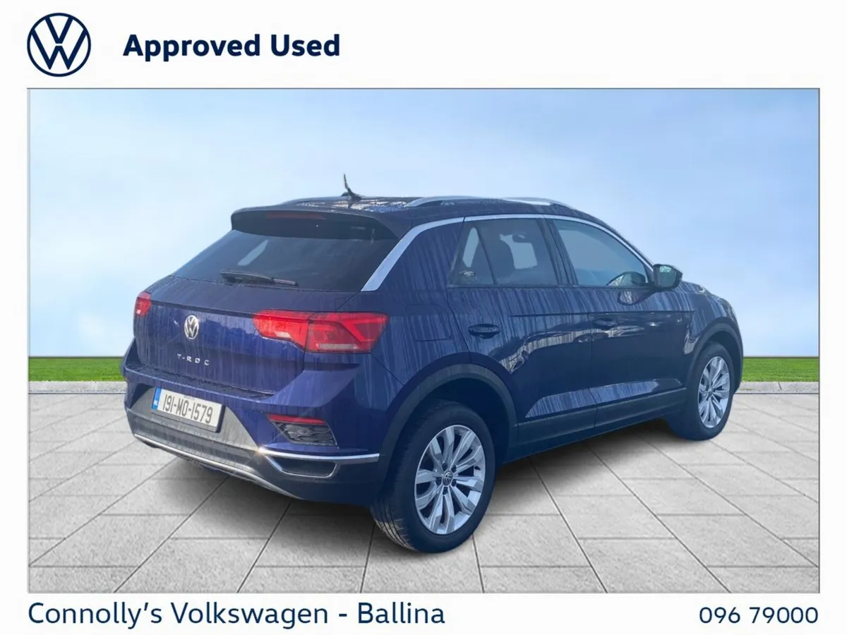 Volkswagen T-Roc SUV, Petrol, 2019, Blue