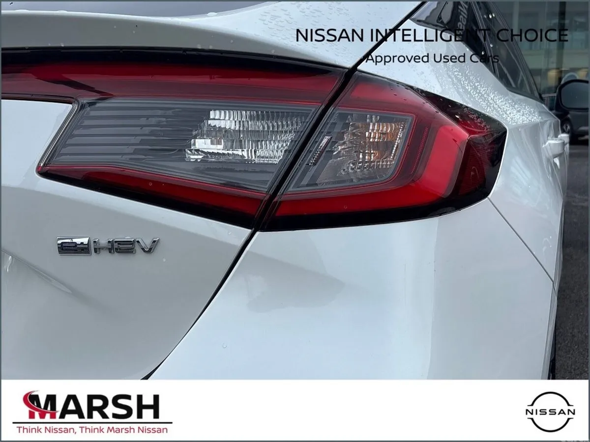 Honda Civic Hatchback, Petrol Hybrid, 2024, White
