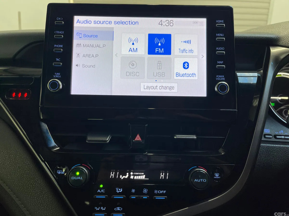 Toyota Camry Saloon, Petrol Hybrid, 2021, White