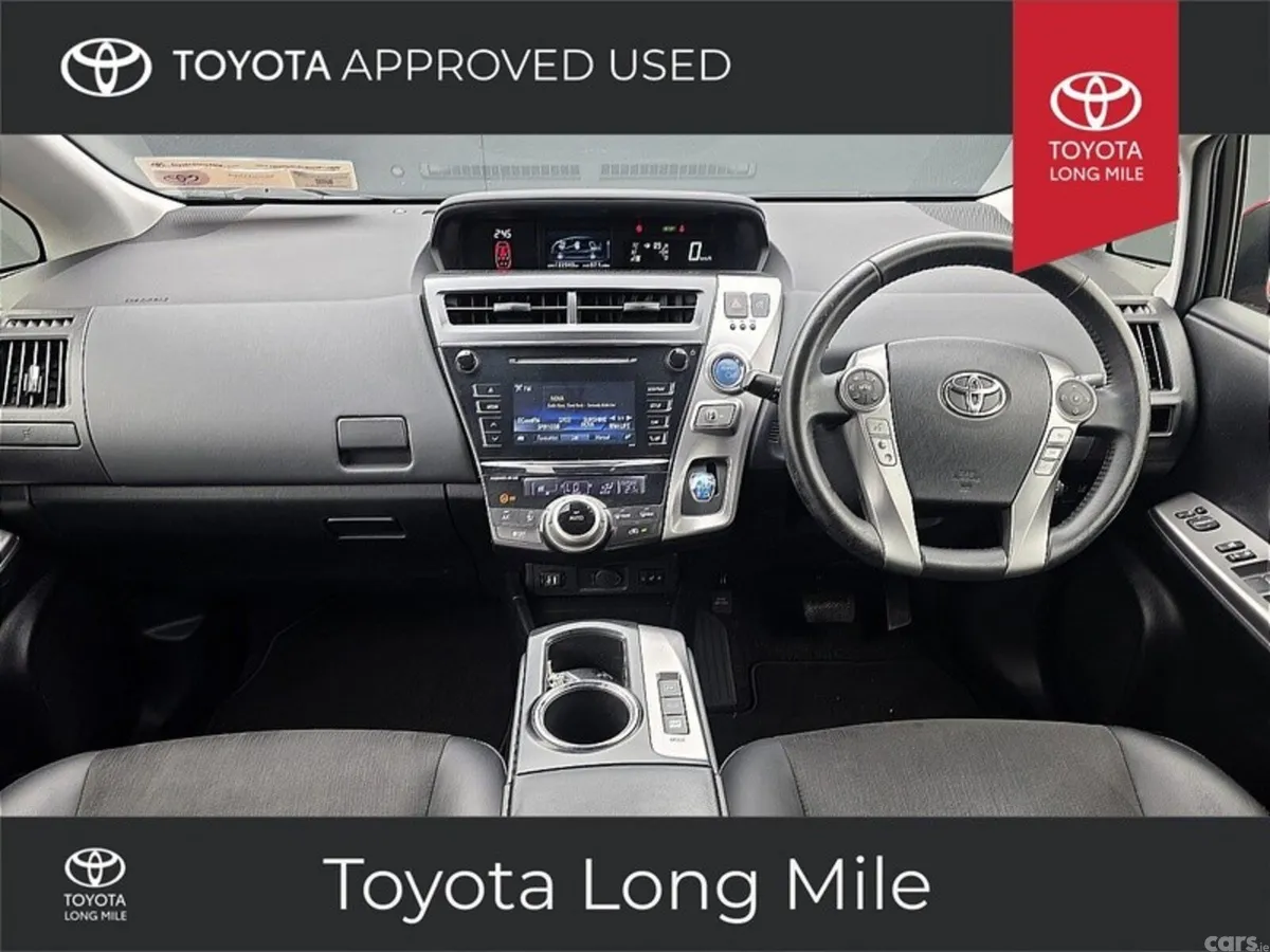 Toyota Prius MPV, Petrol Hybrid, 2019, Red