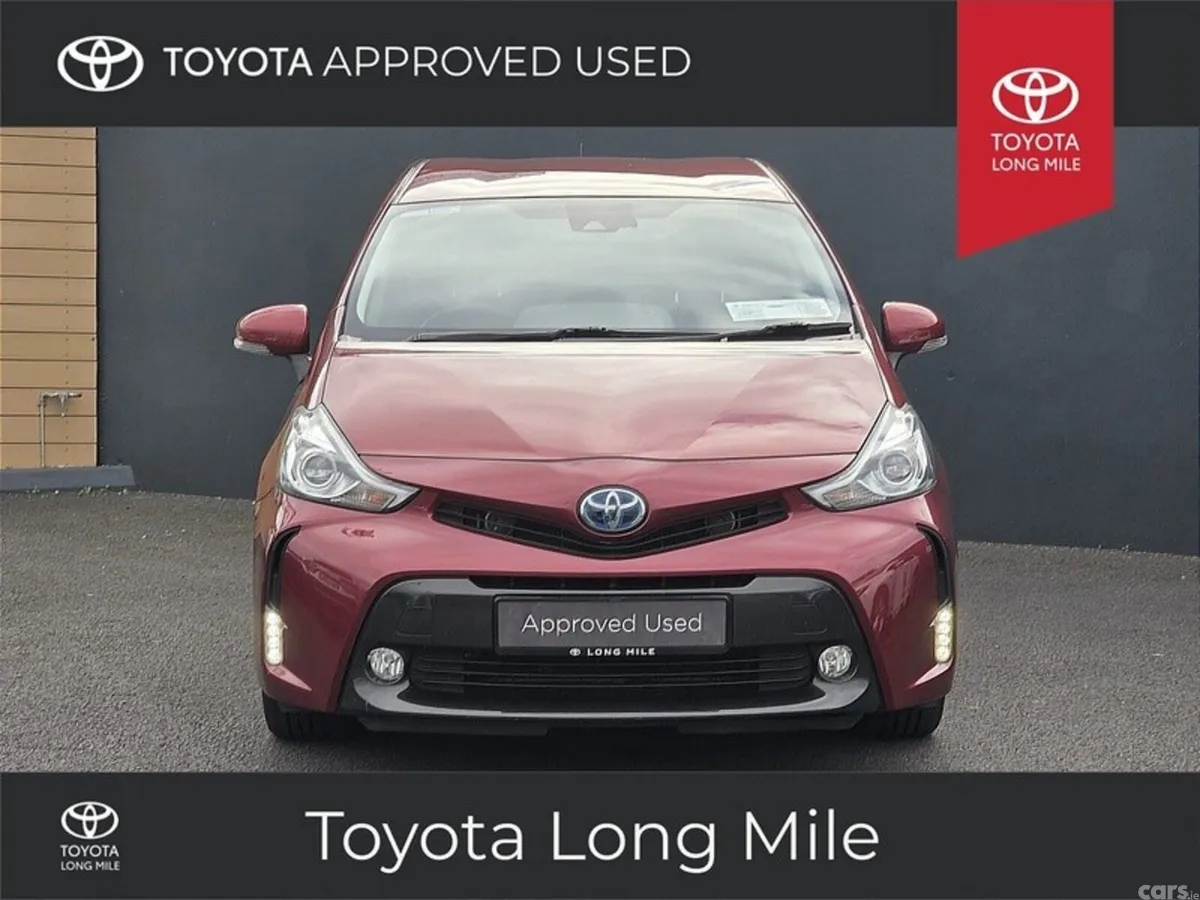 Toyota Prius MPV, Petrol Hybrid, 2019, Red