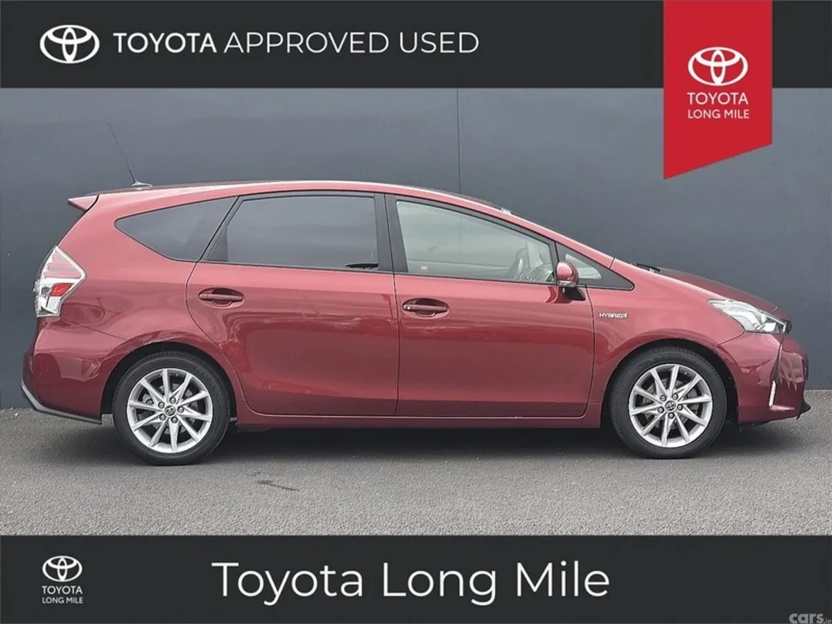 Toyota Prius MPV, Petrol Hybrid, 2019, Red