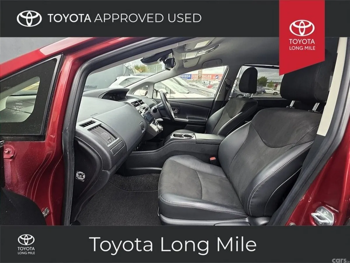 Toyota Prius MPV, Petrol Hybrid, 2019, Red