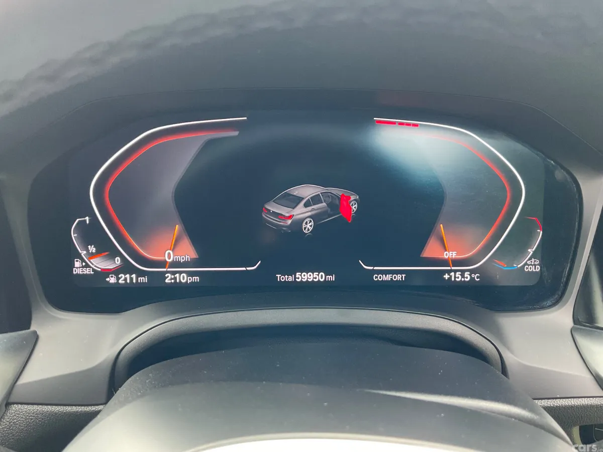 BMW 3-Series Saloon, Diesel Hybrid, 2020, Blue