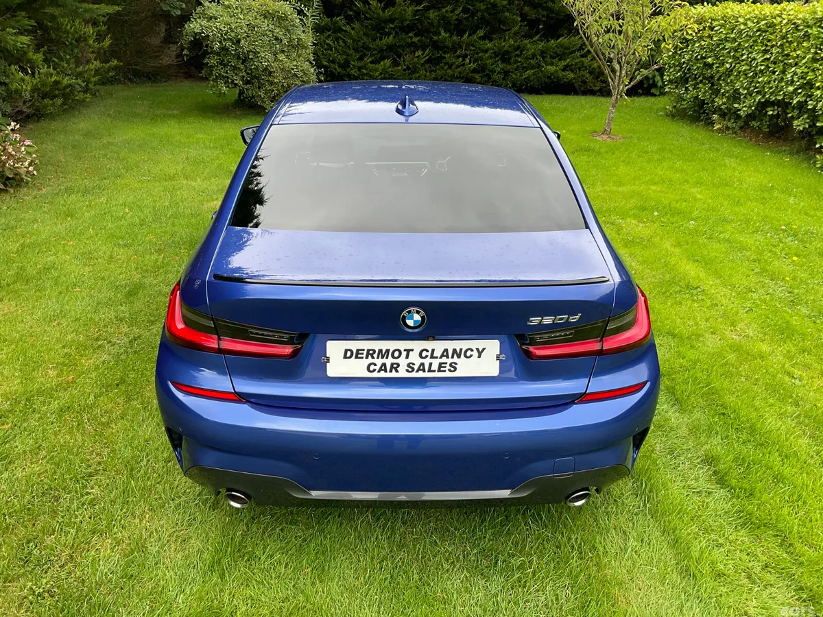 BMW 3-Series Saloon, Diesel Hybrid, 2020, Blue