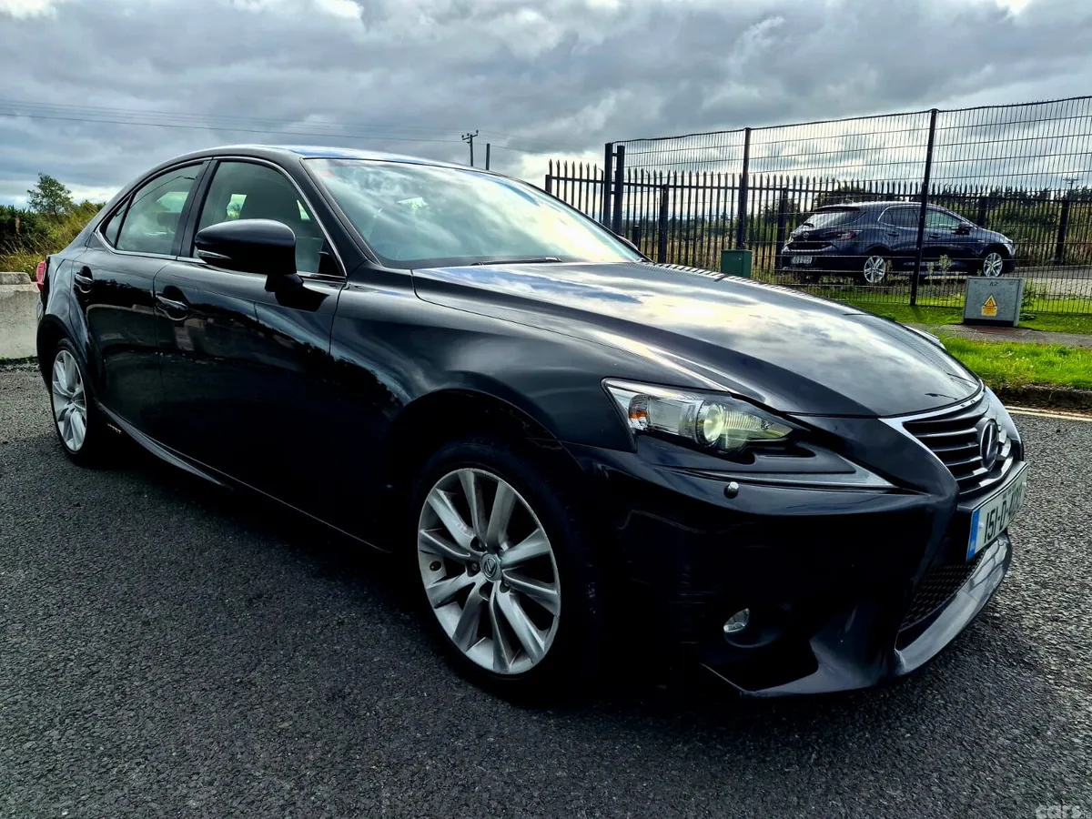 Lexus IS Saloon, Petrol Hybrid, 2015, Black
