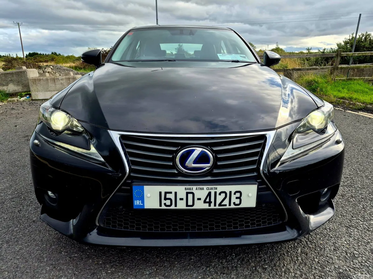Lexus IS Saloon, Petrol Hybrid, 2015, Black