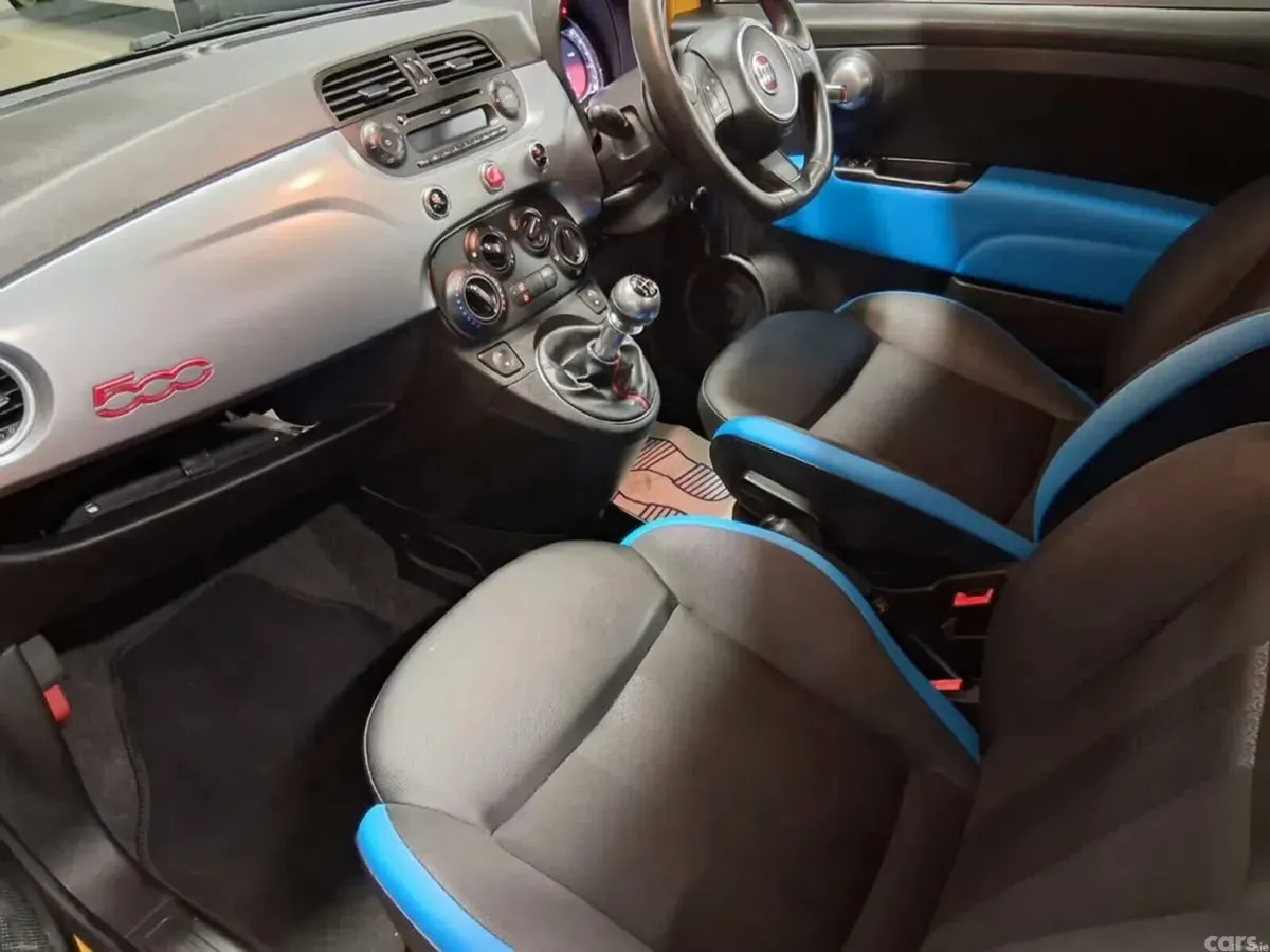 Fiat 500 Hatchback, Petrol, 2015, Yellow
