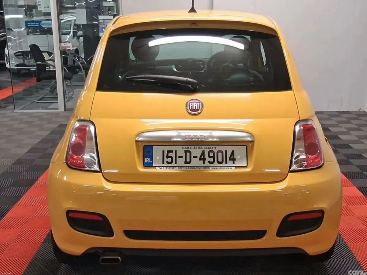 Fiat 500 Hatchback, Petrol, 2015, Yellow