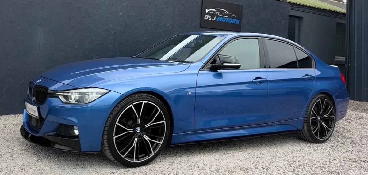 BMW 3-Series Saloon, Petrol, 2018, Blue