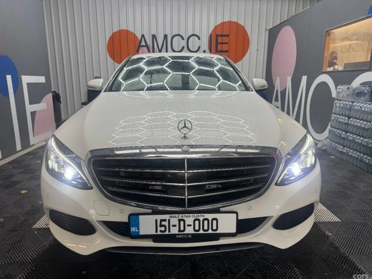 Mercedes-Benz C-Class Saloon, Petrol, 2015, White