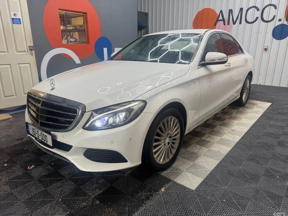 Mercedes-Benz C-Class Saloon, Petrol, 2015, White