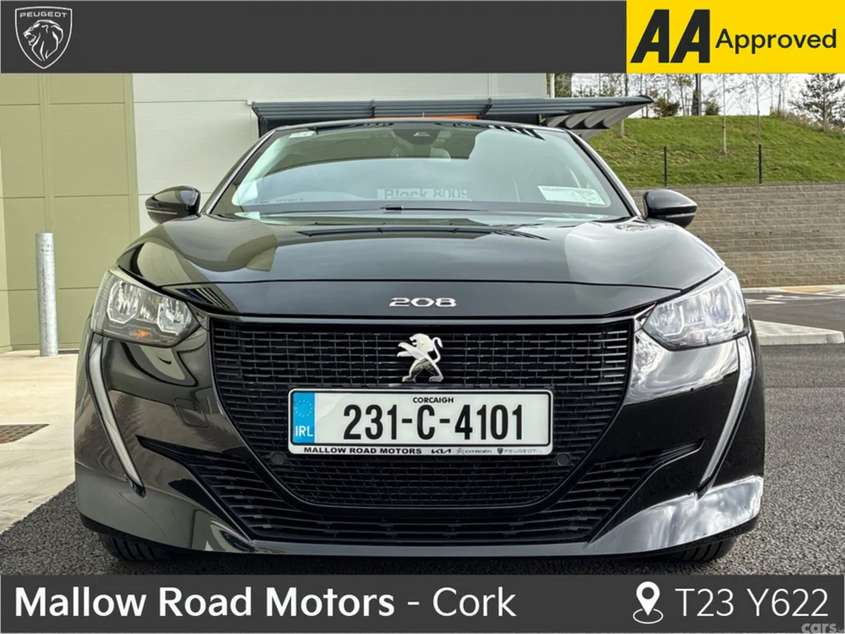 Peugeot 208 Hatchback, Electric, 2023, Black