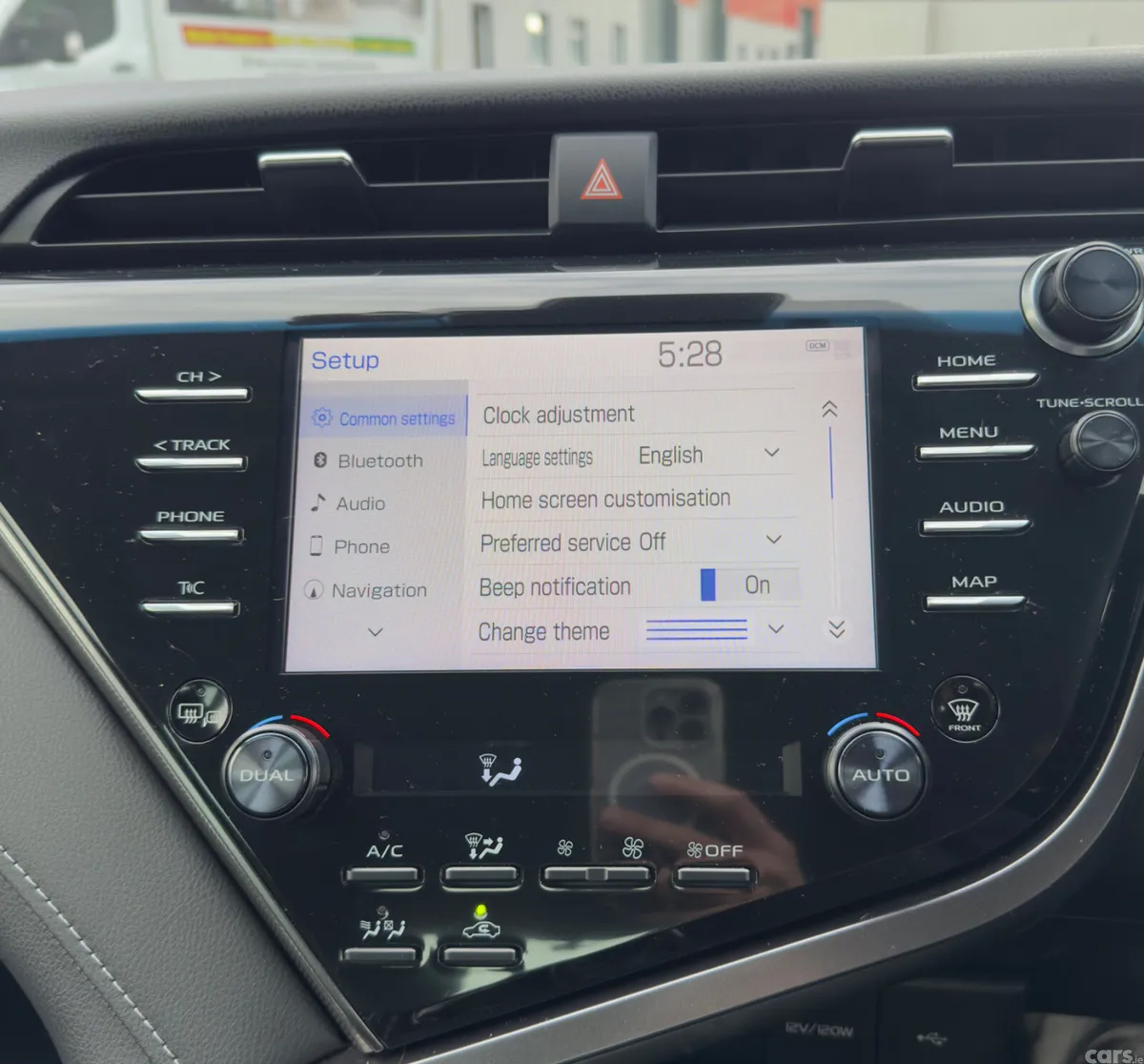 Toyota Camry Saloon, Petrol Hybrid, 2020, Red