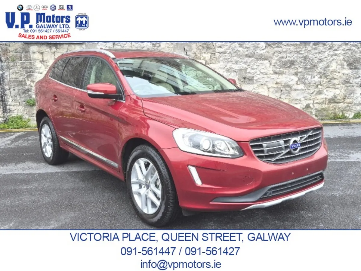 Volvo XC60 SUV, Diesel, 2017, Red