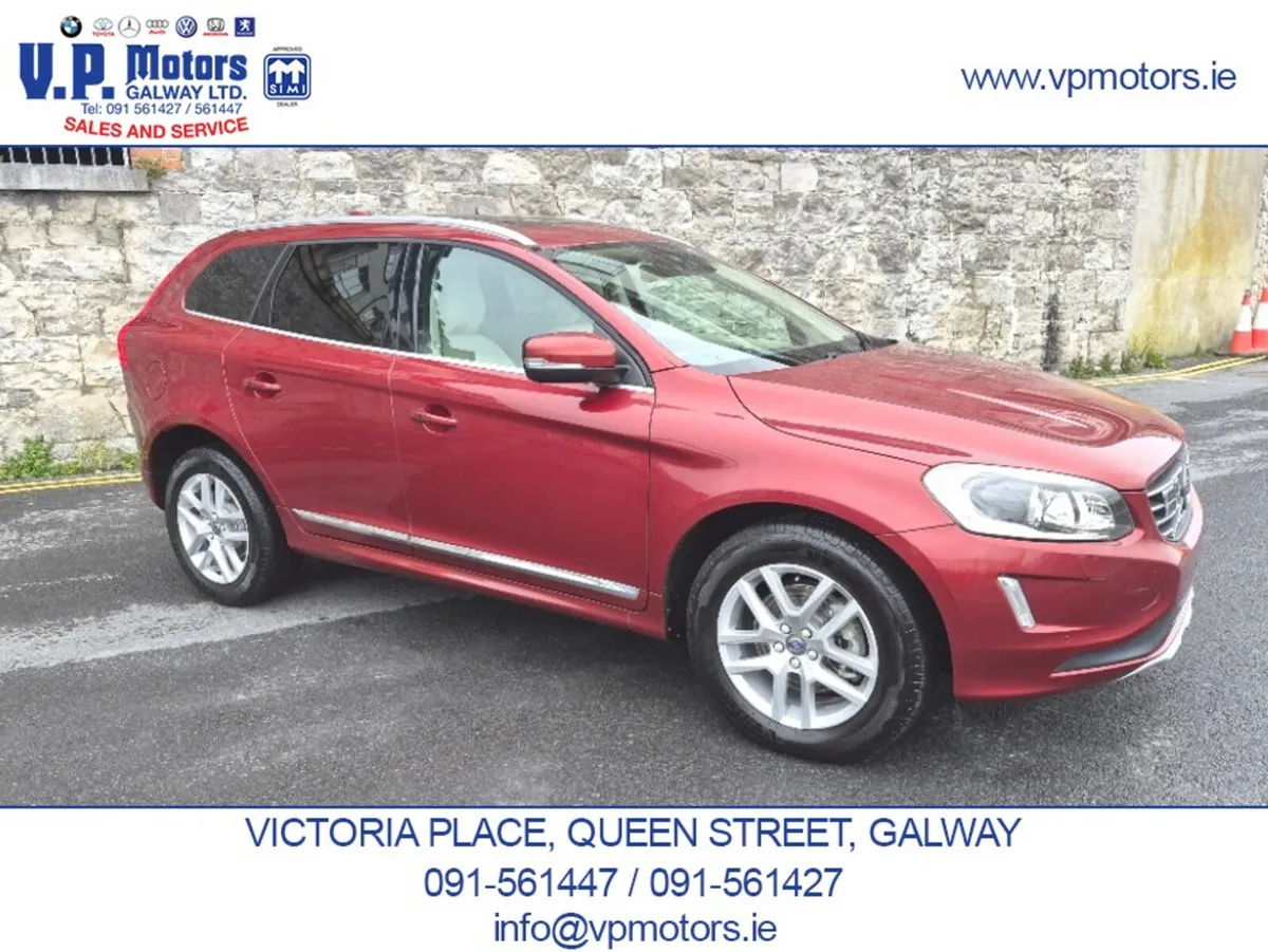 Volvo XC60 SUV, Diesel, 2017, Red