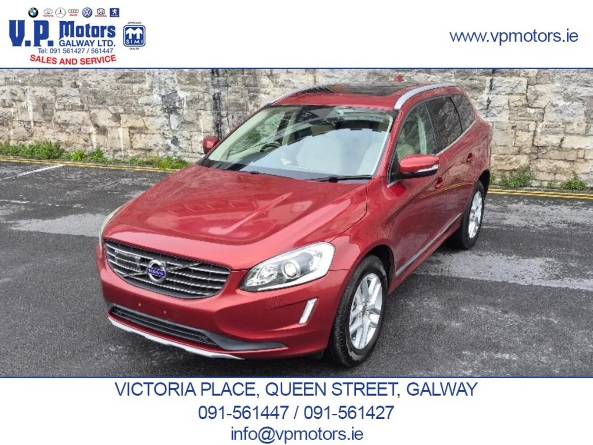 Volvo XC60 SUV, Diesel, 2017, Red
