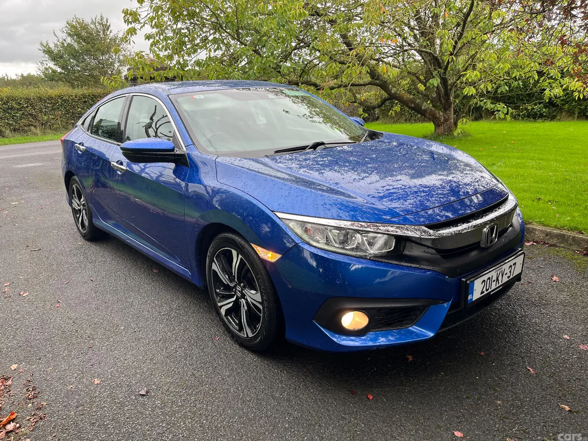 Honda Civic Saloon, Petrol, 2020, Blue