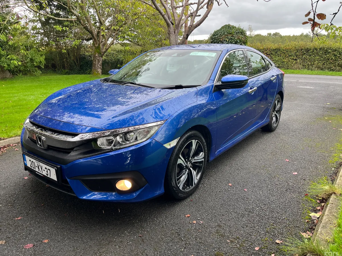 Honda Civic Saloon, Petrol, 2020, Blue