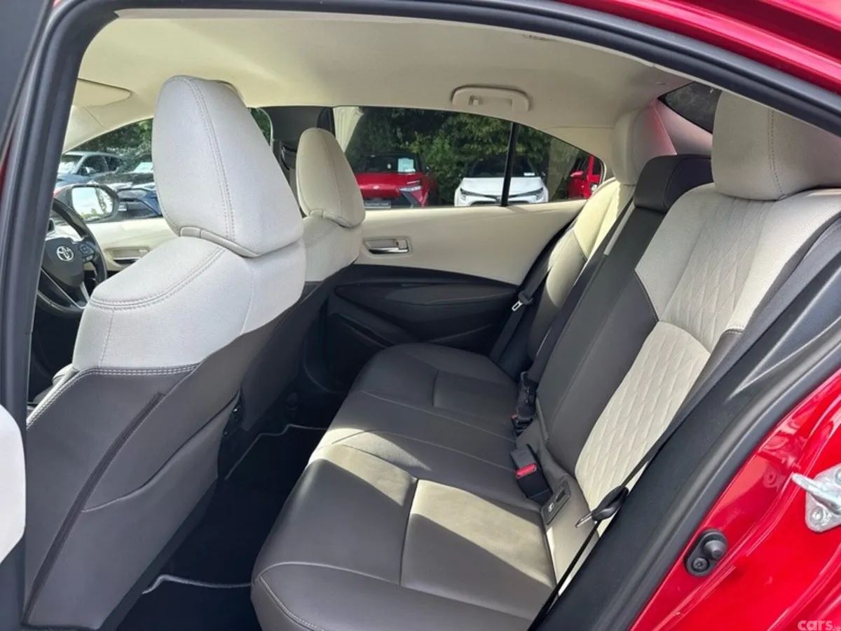 Toyota Corolla Saloon, Petrol Hybrid, 2022, Red