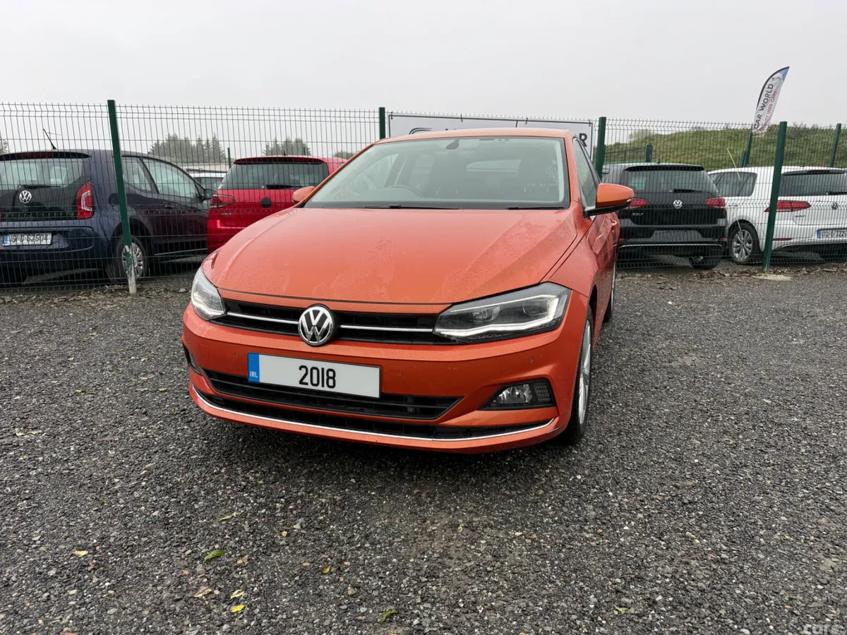 Volkswagen Polo Hatchback, Petrol, 2018, Orange