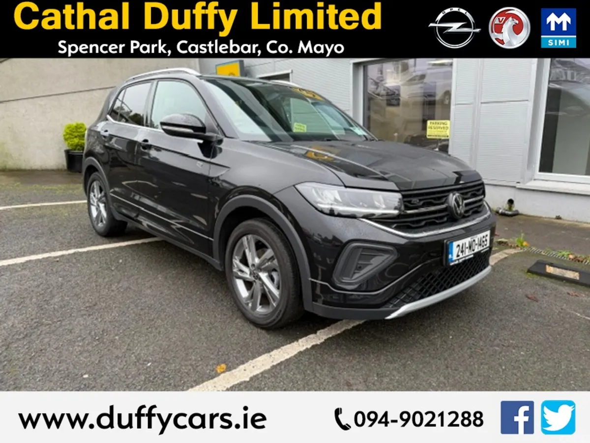 Volkswagen T-Cross SUV, Petrol, 2024, Black