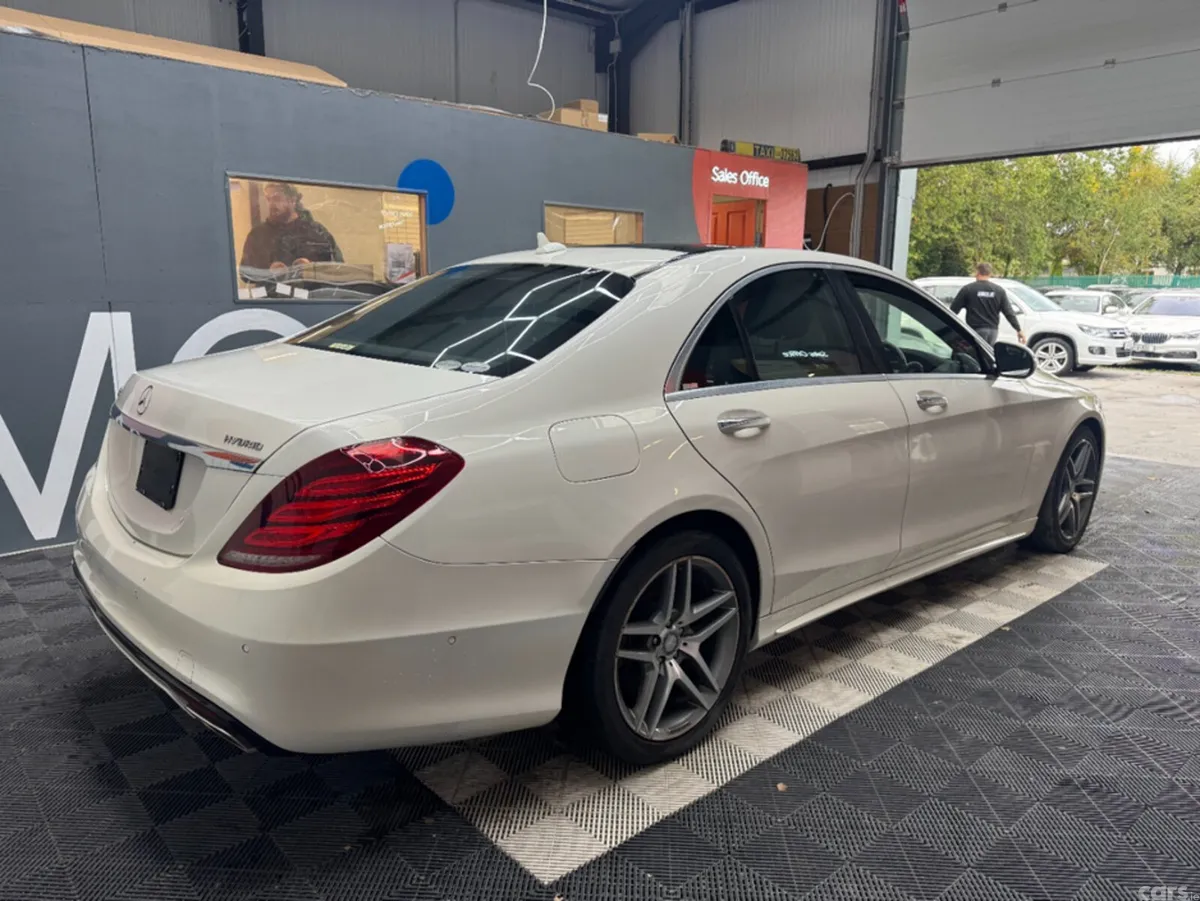 Mercedes-Benz S-Class Saloon, Petrol Hybrid, 2014, White