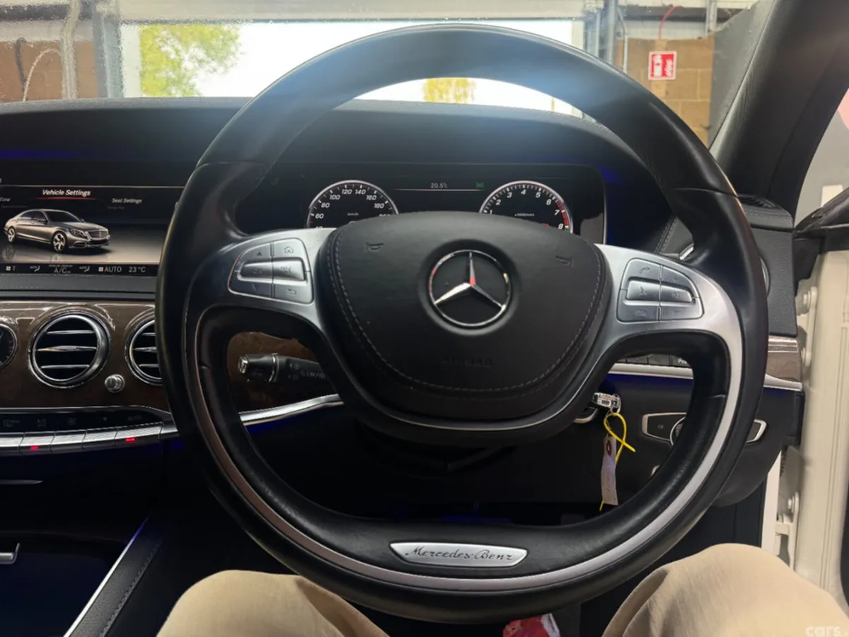 Mercedes-Benz S-Class Saloon, Petrol Hybrid, 2015, White