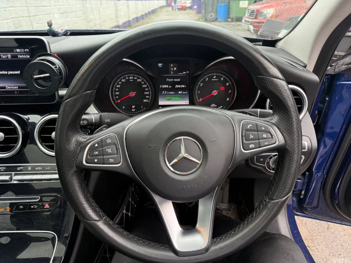 Mercedes-Benz C-Class Saloon, Petrol Plug-in Hybrid, 2017, Blue