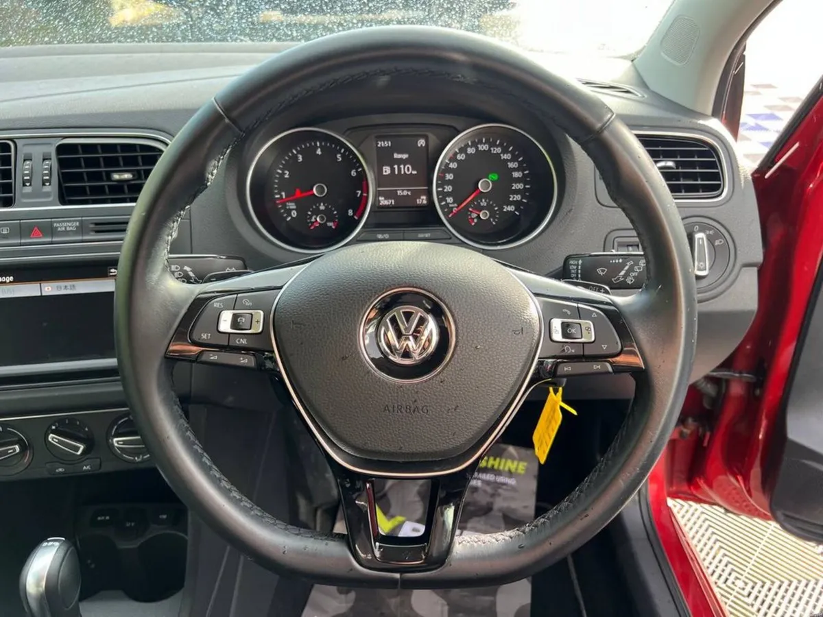 Volkswagen Polo Hatchback, Petrol, 2014, Red