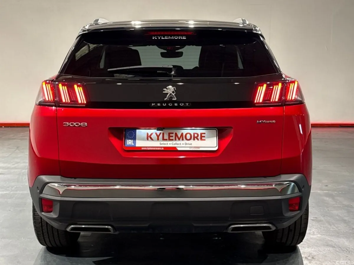 Peugeot 3008 SUV, Petrol Hybrid, 2023, Red