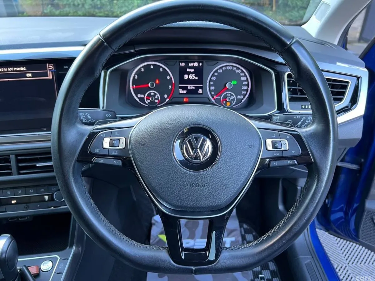 Volkswagen Polo Hatchback, Petrol, 2020, Blue