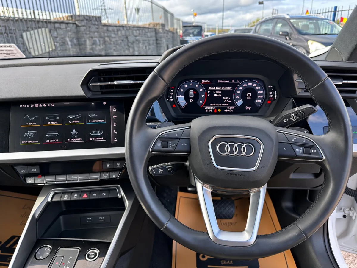 Audi A3 Saloon, Petrol Hybrid, 2022, White