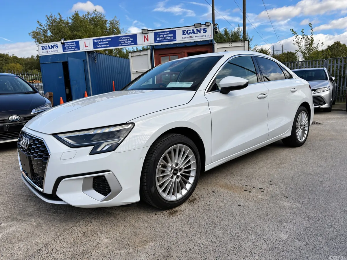 Audi A3 Saloon, Petrol Hybrid, 2022, White