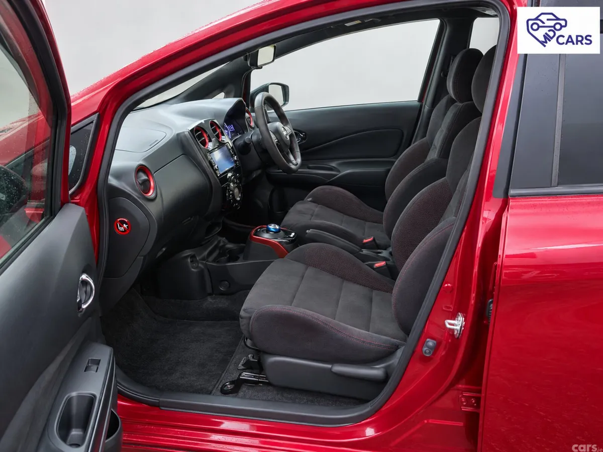 Nissan Note Hatchback, Petrol Hybrid, 2017, Red