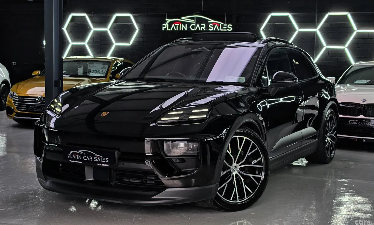Porsche Macan SUV, Electric, 2024, Black