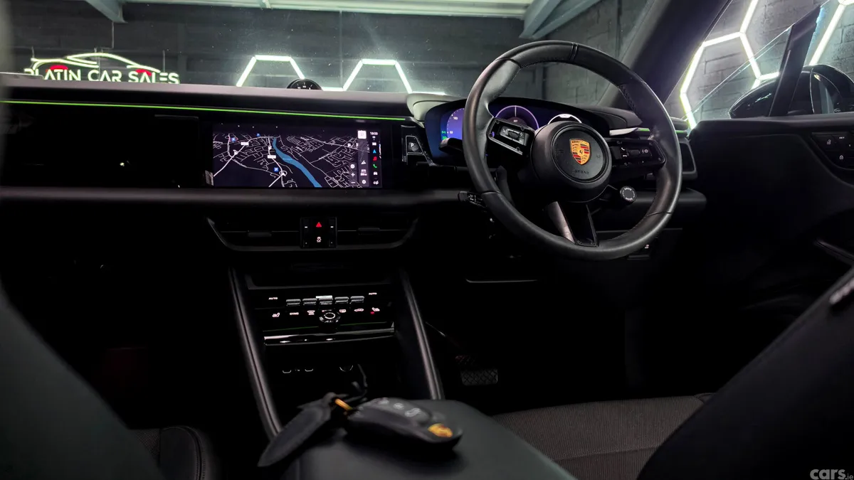 Porsche Macan SUV, Electric, 2024, Black
