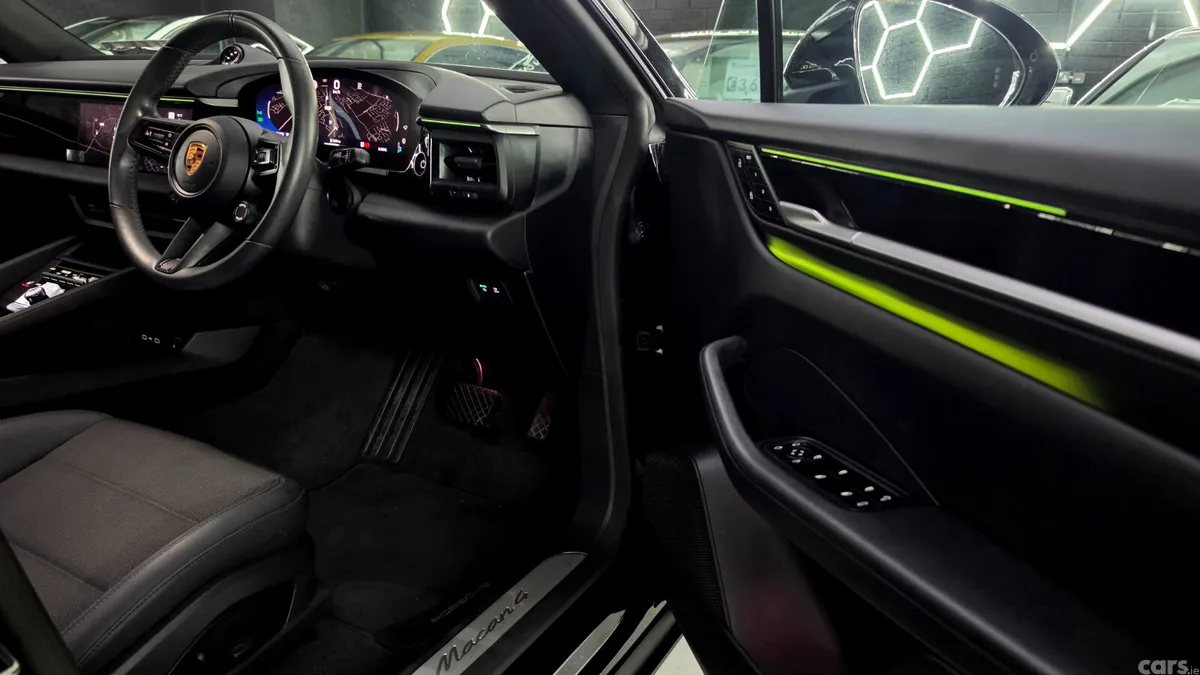 Porsche Macan SUV, Electric, 2024, Black