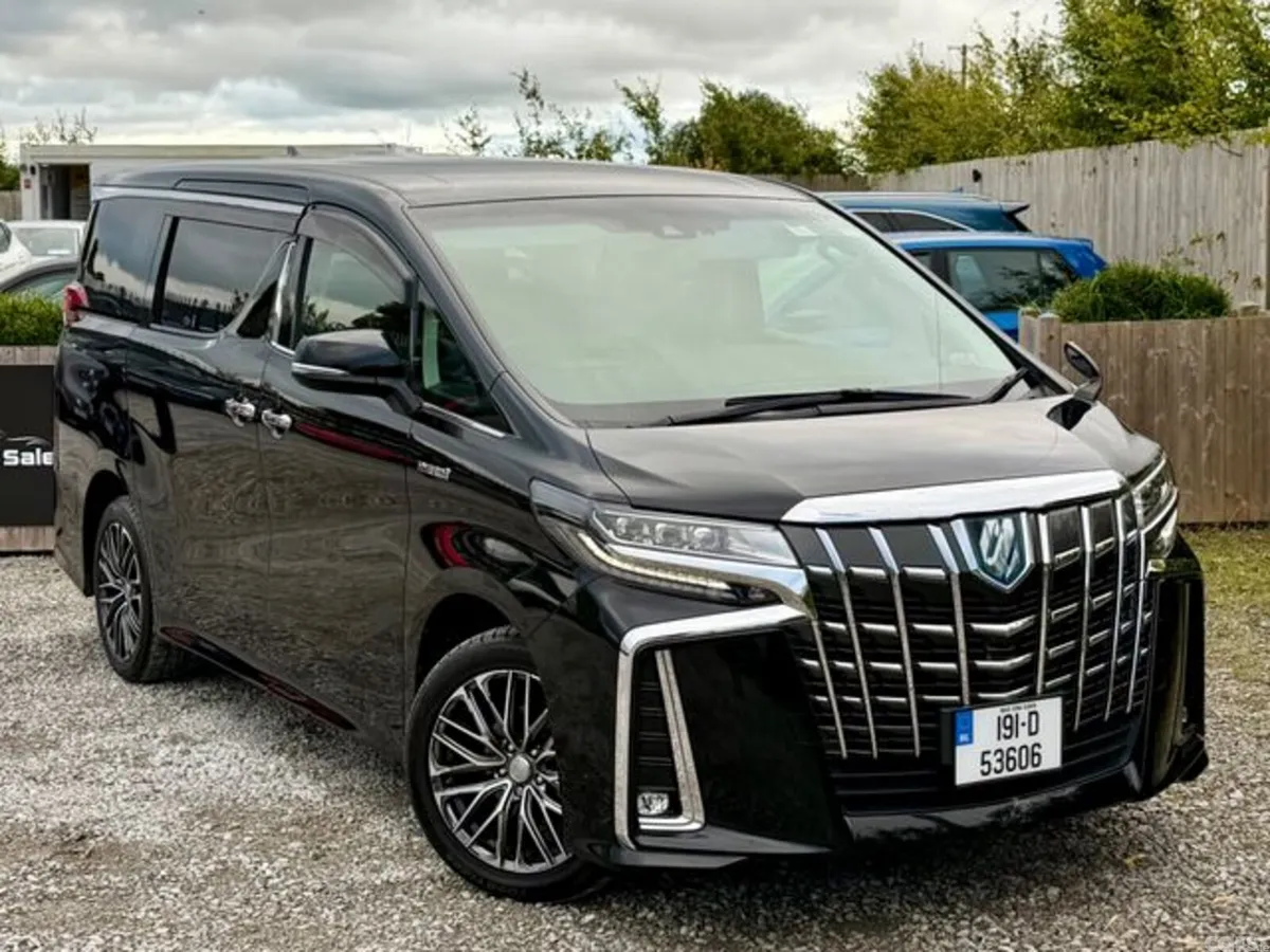 Toyota Alphard MPV, Petrol Hybrid, 2019, Black