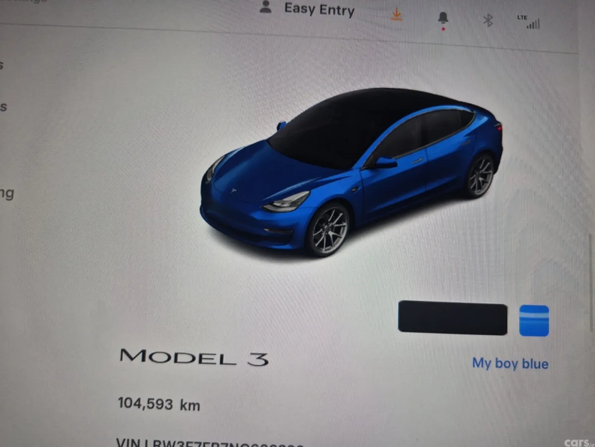 Tesla Model 3 Saloon, Electric, 2022, Blue