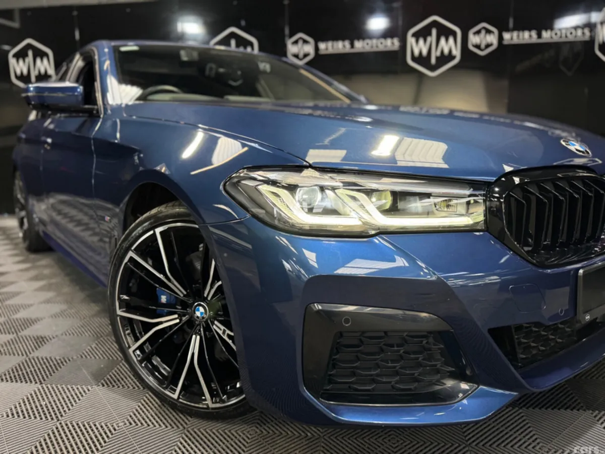 BMW 5-Series Saloon, Petrol Plug-in Hybrid, 2021, Blue