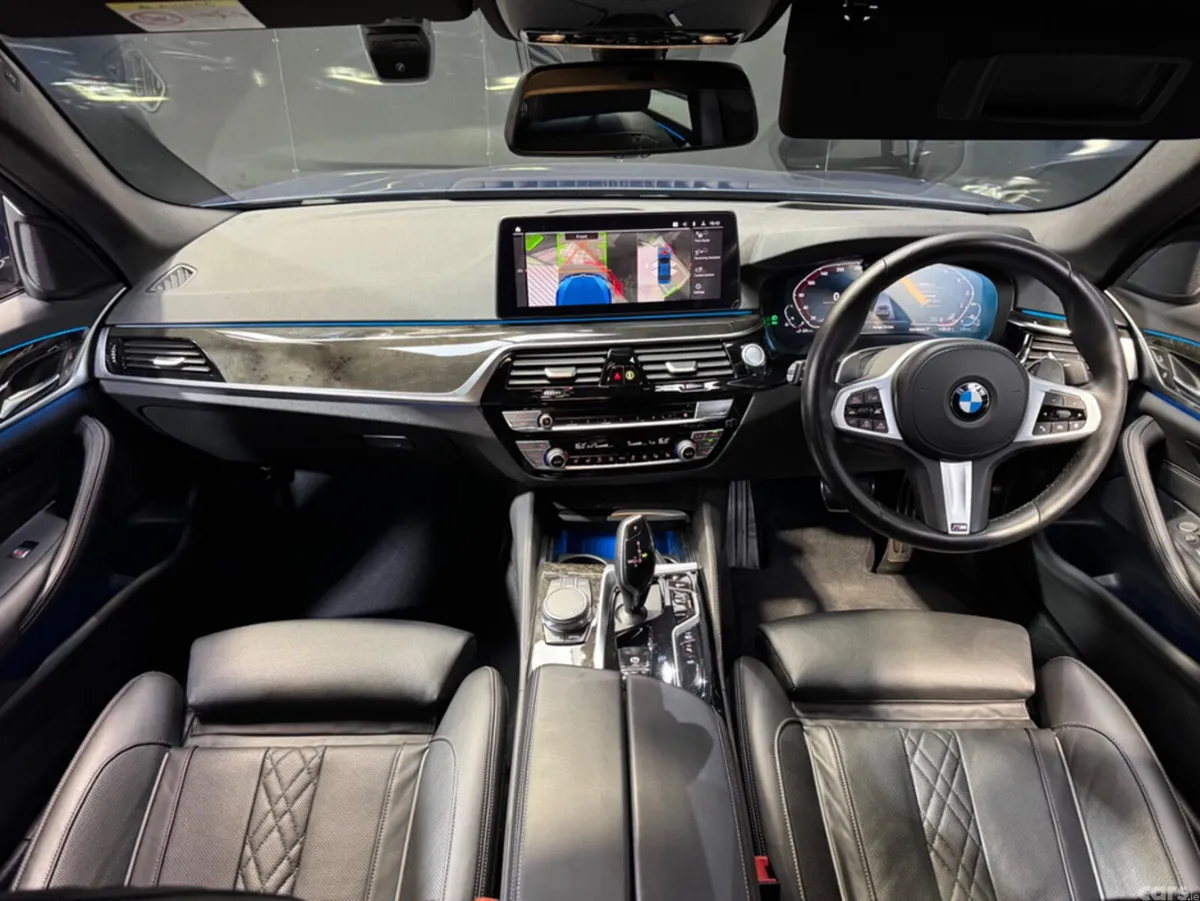 BMW 5-Series Saloon, Petrol Plug-in Hybrid, 2021, Blue