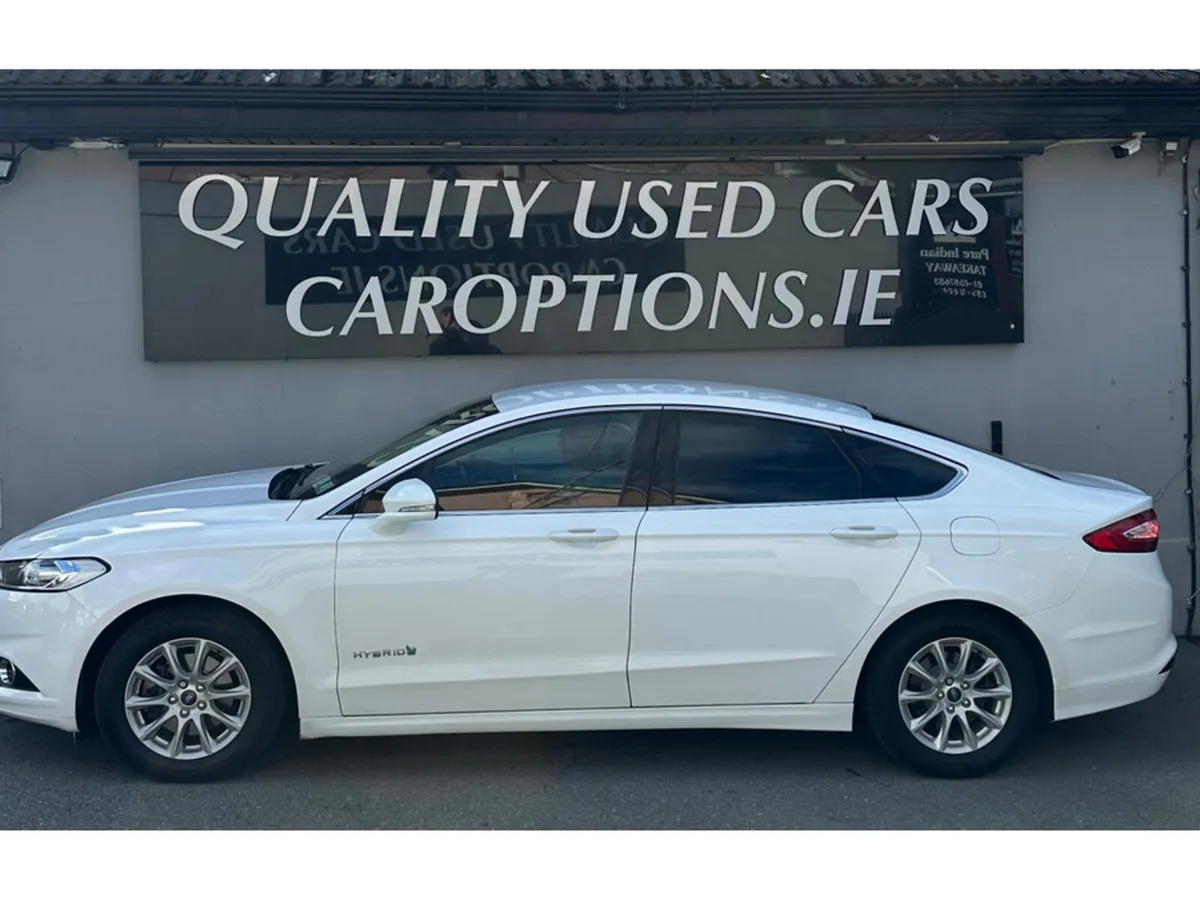 Ford Mondeo Saloon, Petrol Hybrid, 2019, White