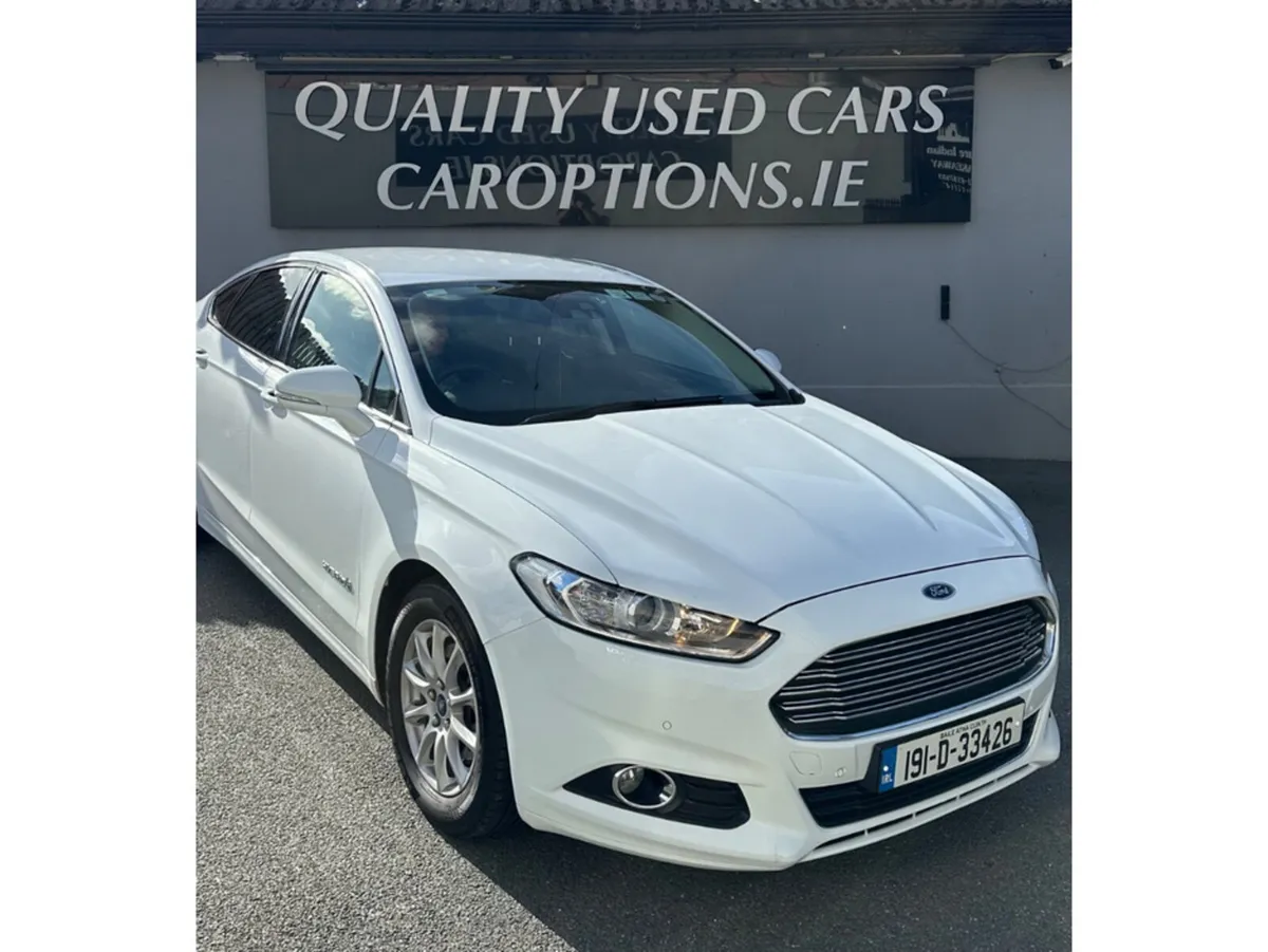 Ford Mondeo Saloon, Petrol Hybrid, 2019, White