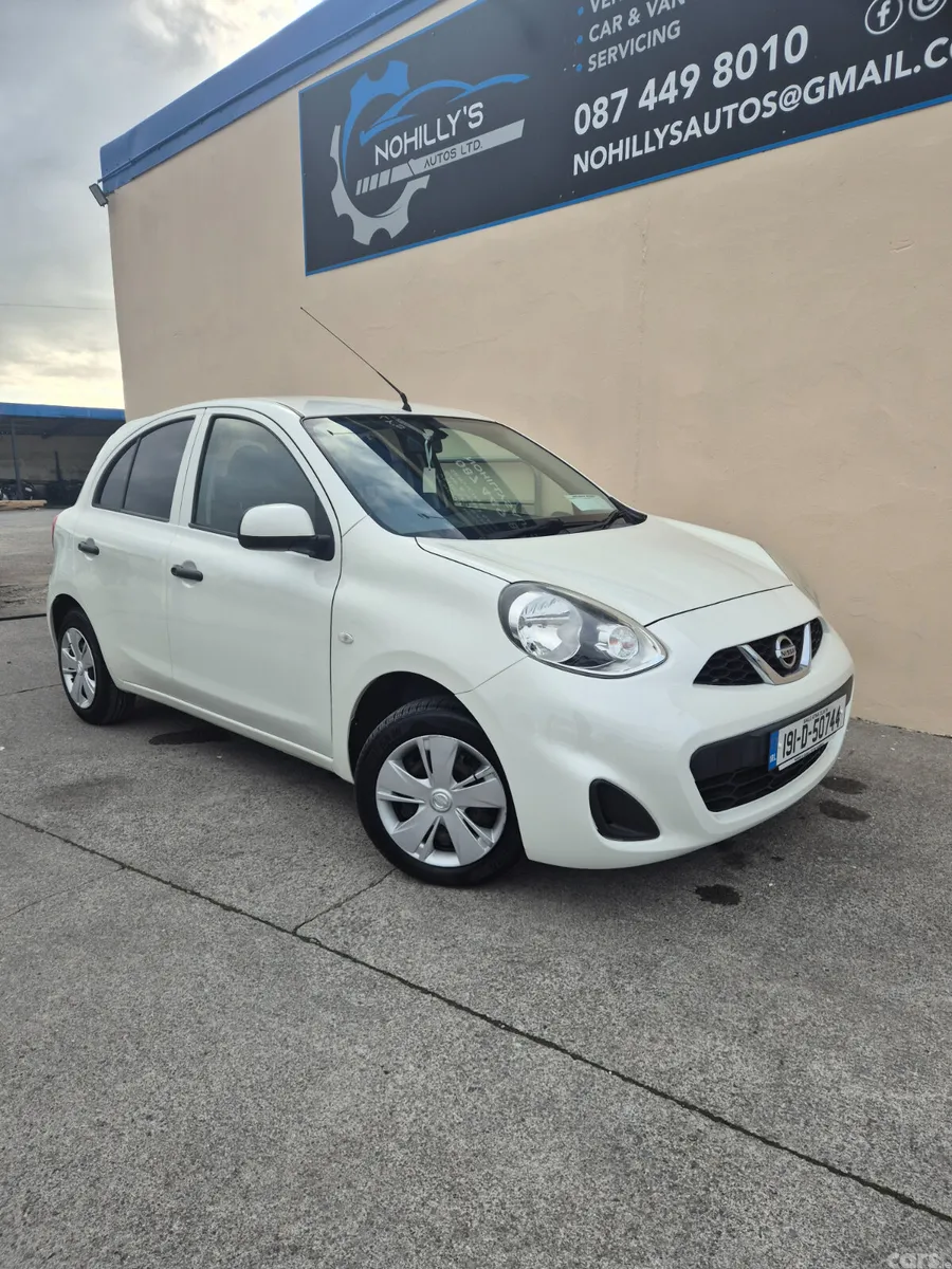 Nissan March Hatchback, Petrol, 2019, White