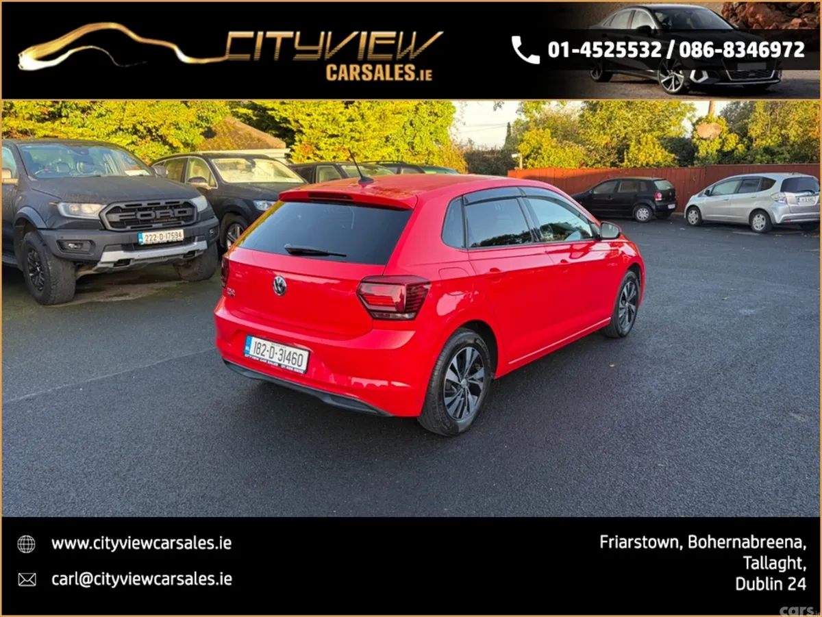 Volkswagen Polo Hatchback, Petrol, 2018, Red